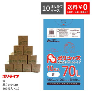 y|Cg3{zy܂Ƃ߂10P[XzS~ 70L  10×40×10P[X(v 4000) 0.040mm 1256~  LLDPEf | rj[ LA-71-10|Ct |VX ArVX