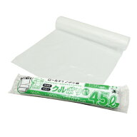 エントリーでP10倍★14日20:00〜17日9:59まで ロールタイプ ポリ袋(ミシン目付) 45L 半透明 65x80cm 0.01…