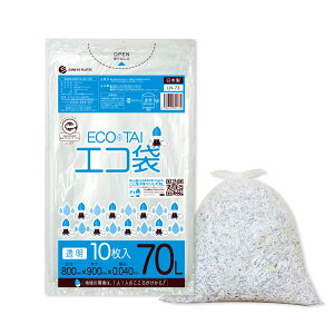 ���ݑ� 70���b�g�� ���� 80x90cm 0.040mm�� 10��x40�� LN-73eco/�|���� �S�~�� �G�R�� ���� �� 70l �N���A �G�R�}�[�N�t�� �T���L���E�v���e�b�N ��������