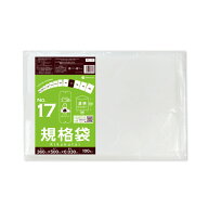 【バラ販売】FC-17bara 規格袋 17号 0.030mm厚 透明 100枚/ポリ袋 袋 保存袋 食品袋 平袋 食品用 検食 厨…