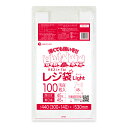 エントリーでP10倍★4日20:00〜11日1:59まで レジ袋 薄手 西日本 45号 (東日本45号) ブロック有 乳白 0.016mm厚 100枚 RSK-45bara /手さげ袋 買い物袋 ごみ袋 袋 LL ホワイト サンキョウプラテック