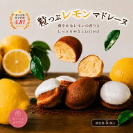 レモンマドレーヌ 5個 個包装 国産レモン 発酵バター 焼き菓子 お取り寄せ スイーツ ギフト 手土産 プレ…