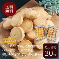 【 18日限定ポイント20倍 】 送料無料 大容量パック ディアマンクッキー 30枚入り バニラ チョコチップ …