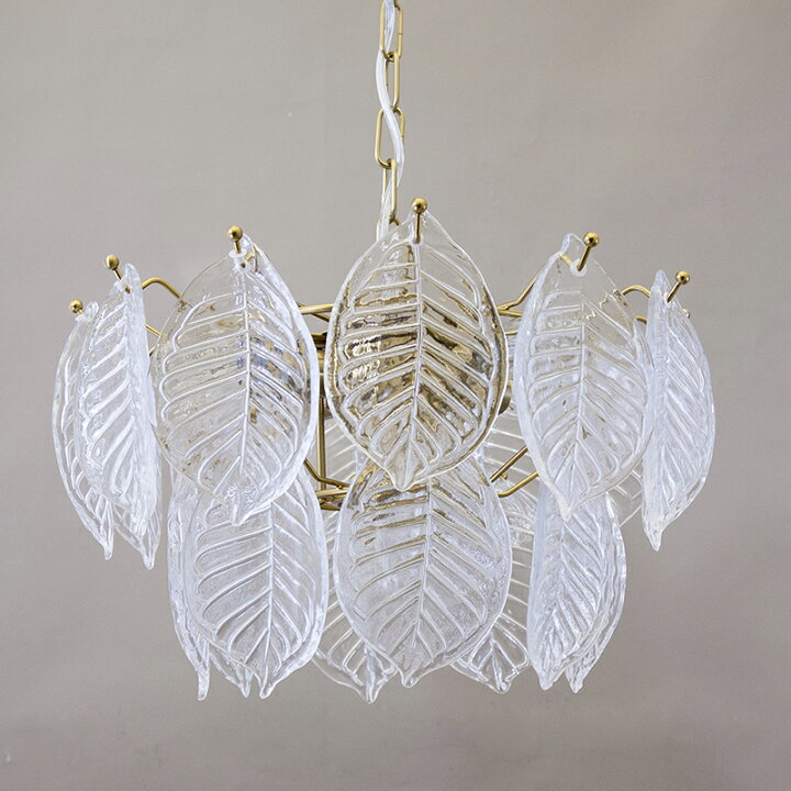 楽天市場】【送料無料】モダンガラスシャンデリア Leaves (リーブス  