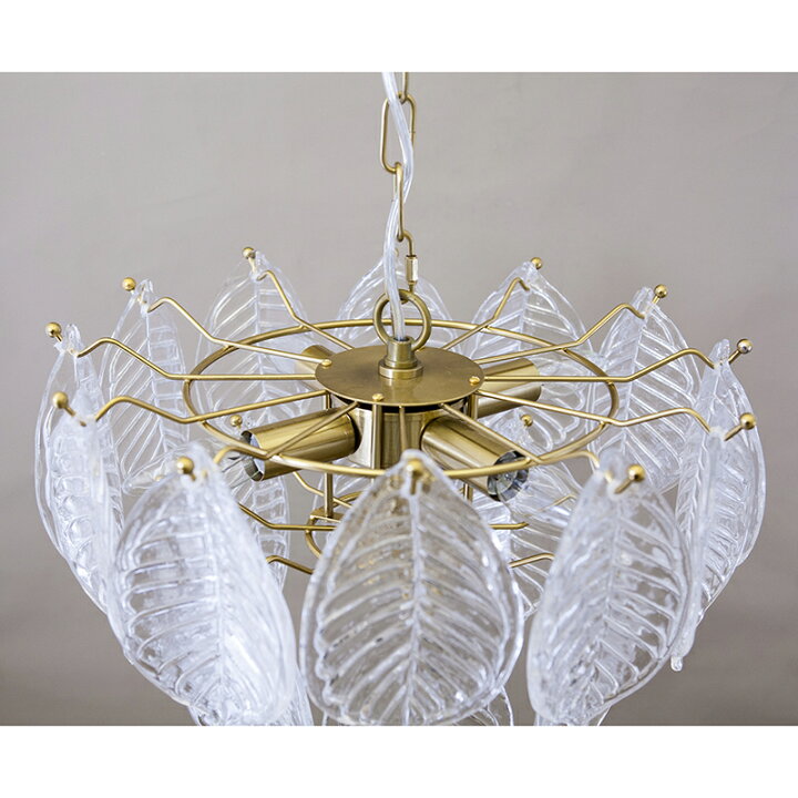 楽天市場】【送料無料】モダンガラスシャンデリア Leaves (リーブス  