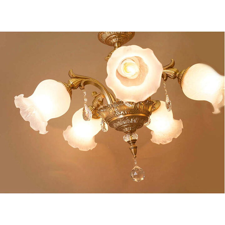 楽天市場】【送料無料】クラシカルシャンデリア (グレース2) 5灯  