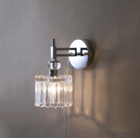 【送料無料】【壁照明】クリスタルウォールランプ ［BEDI］（1灯） クロム 白熱電球対応 新築 リフォーム ウォールランプ 照明