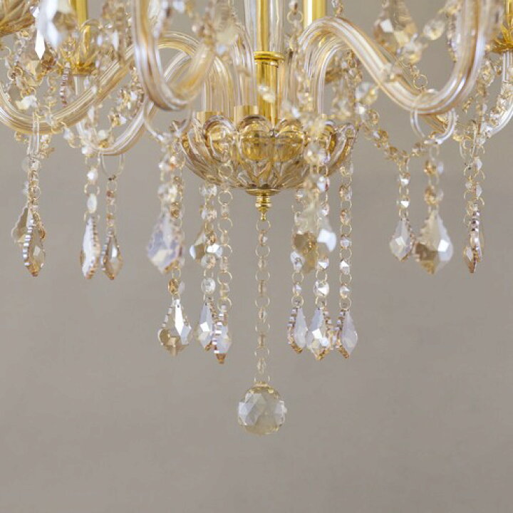 楽天市場】【送料無料】クリスタル シャンデリア［LEON］6灯 ＜E12  