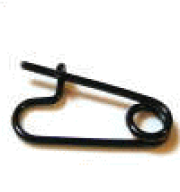 楽天市場 安全ピン黒の通販