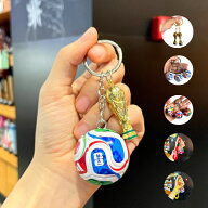 【★超目玉★2個目70%OFF】楽天3位 2026大人気2026 アメリカ・カナダ・メキシコ W杯 キーホルダー 小物 …