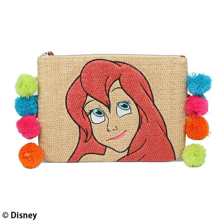 楽天市場 Disney ディズニー リトル マーメイド アリエル クラッチバッグ Danielle Nicole パニカムトーキョー 楽天市場店