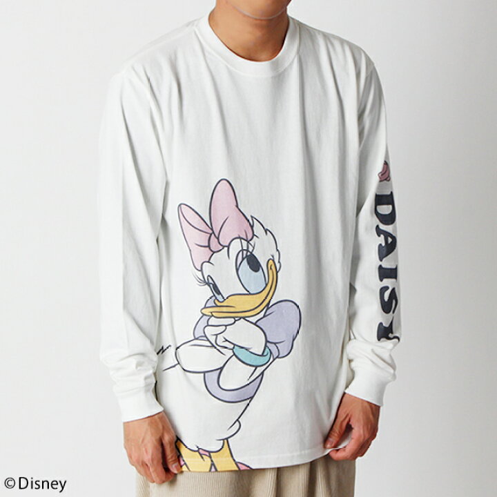 楽天市場 Disney ディズニー デイジーダック ロングスリーブtシャツ パニカムトーキョー 楽天市場店