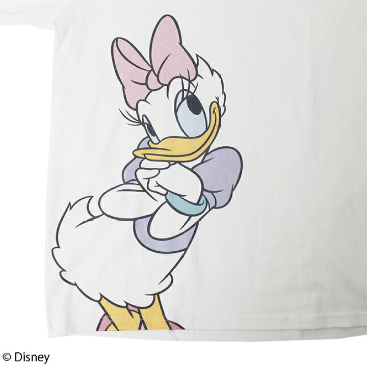 楽天市場 Disney ディズニー デイジーダック ロングスリーブtシャツ パニカムトーキョー 楽天市場店