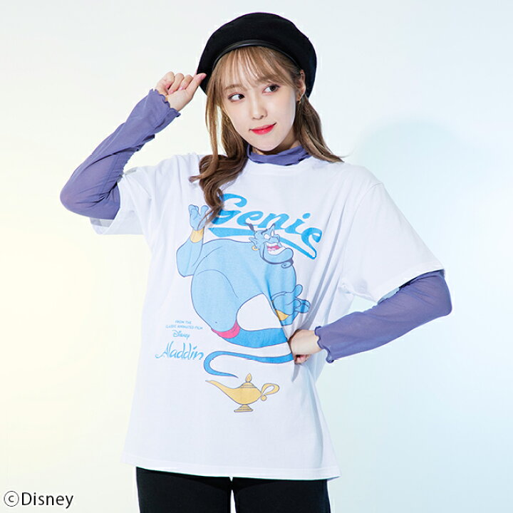楽天市場 Disney ディズニー アラジン ジーニー Tシャツ パニカムトーキョー 楽天市場店