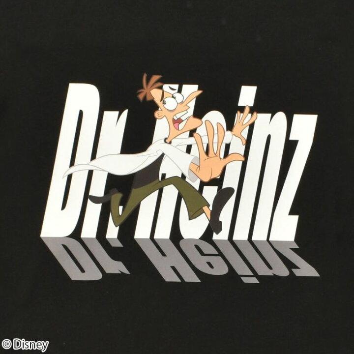 楽天市場 Disney ディズニー フィニアスとファーブ ドゥーフェンシュマーツ博士 Tシャツ Poneycomb Tokyo パニカムトーキョー 楽天市場店
