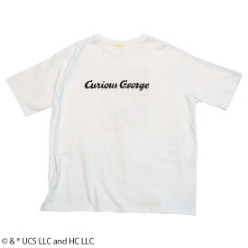 【おさるのジョージ】フロントロゴ Tシャツ(POPPINS)