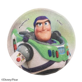【Disney&Pixar(ディズニー&ピクサー)/トイ・ストーリー】バズ・ライトイヤー/丸型ハンドタオル(PONEYCOMB TOKYO)