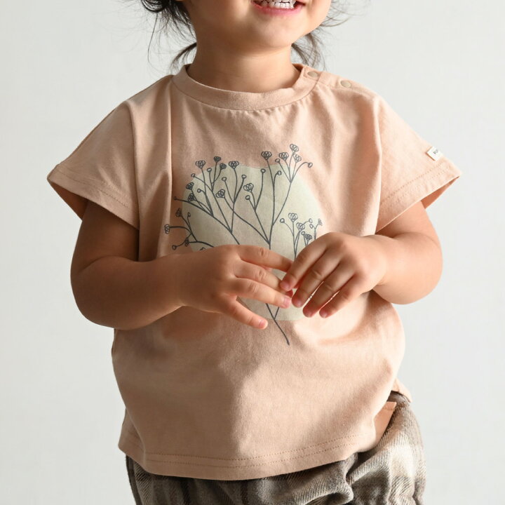 楽天市場】ドルマン 半袖 Tシャツ プリント キッズ ベビー カットソー  