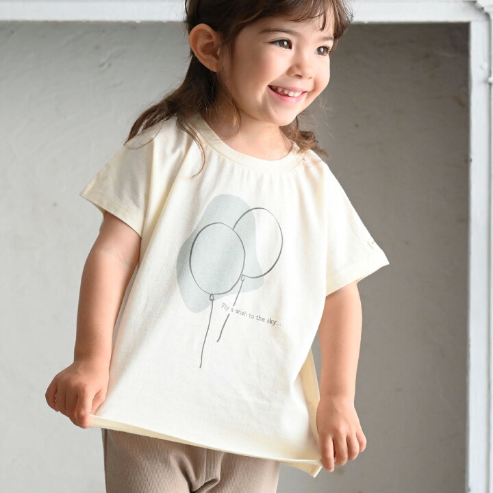 楽天市場】ドルマン 半袖 Tシャツ プリント キッズ ベビー カットソー  