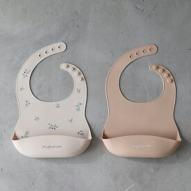 シリコンビブ 2枚セット 食洗機可 お食事エプロン スタイ よだれかけ 離乳食 シリコン シンプル ベビー キッズ 子供 男の子 女の子