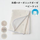 【 冷感 × オーガニックコットン 】 ベビーケット リバーシブル 70×90cm ダブルガーゼ オーガニックガーゼ ブランケ…