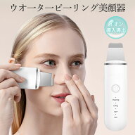 当日発送！ウォーターピーリング 防水 毛穴 EMS 美顔器 角質 顔 鼻 角栓 皮脂 肌の スキン 母の日 プレゼ…