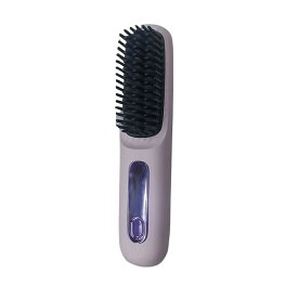 【クーポン利用で30%OFF1999円】ヒートブラシ ヘアアイロンブラシ おすすめ コードレス ブラシ型 軽量 カール ミニ 小型 マイナスイオン 前髪 レディース 海外対応 携帯用 ストレート ヘアアイロンブラシ ブラシ付き ブラシ付きヘアアイロン 美容師 おすすめ 機内持ち込み可