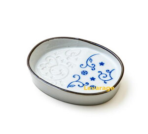 皿 小皿 醤油皿 しょうゆ皿 藍和柄 しょうゆの付けすぎが防げます ななめ 斜め 醤油 しょうゆ お皿 お刺身