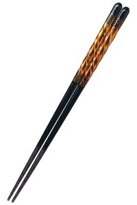 日本職人が丹精込めて造る伝統の高級箸 天然木 MR漆 煌びやかな黄金の箸 金と黒、金と赤の組み合わせが良く映える 食洗機対応 一双 金華 若狭の箸職人が織りなす逸品 エンヴェールヘルッ