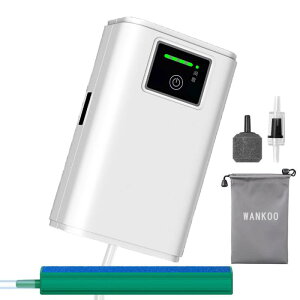 エアーポンプ 釣り USB充電式 エアポンプ 内蔵電池 30dB静音 酸素ポンプ 連続25時間 間欠モードでは50時間動作