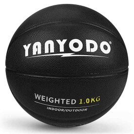 YANYODO バスケットボール ヘビーウェイト スキルトレーニング用 重いトレーニングボール ドリブル・コントロール向上 屋内外両用 7号球（男子用） 6号球（女子用） PUレザー製 1.0kg/1.3kg/1.5kg