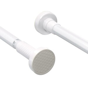 Goowin 突っ張り棒 ねじり止め式つっぱり棒 強力 伸縮棒 シャワーカーテン 衣類 コート掛け 棚 収納 ベランダ リビング 洗面所 トイレ お風呂 浴室 玄関 整理 クローゼット収納 カーテンロッ