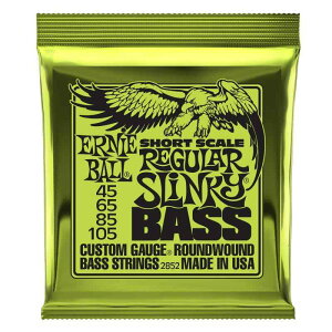 �y���K�i�z ERNIE BALL 2852 �V���[�g�E�X�P�[���E�x�[�X�� (45-105) SHORT SCALE REGULAR SLINKY BASS ���M�����[�E�X�����L�[