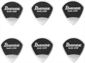 Ibanez 滑り止め素材を使用したピック Grip Wizard Series Sand Grip Pick 【EXTRA HEAVY】 6枚パック ホワイト PPA18XSGWH