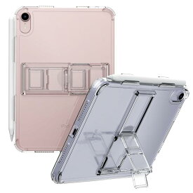 【araree】iPad Mini 6 2021対応 クリアケース スタンド付 Apple Pencil第2世代充電可能 ペンホルダー付 薄型 透明 耐衝撃 [iPadmini6 アイパットミニ6 アイパッドミニ2021年対応] Flexield