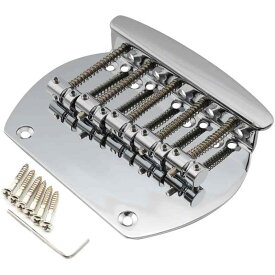Musiclily Pro 16mmスチール製5弦ベースブリッジ ミュージックマンタイプベース用