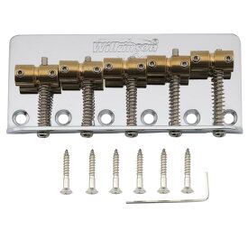 Wilkinson WBBC5 18mm 5弦ベースブリッジ ブラスサドル プレシジョンベース／ジャズベース用