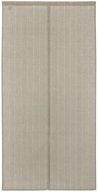 のれん ロング おしゃれ 北欧 Sunnyday Fabric スラブライン 幅85cm x 丈170cm ブルー コットン100％ サイドライン ツートン