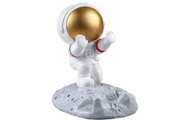 Fumemo スマホ ホルダー 宇宙飛行士 かわいい 卓上 置物 携帯電話 ホルダー スマホたて スタンド アストロノート おもしろい グッズ