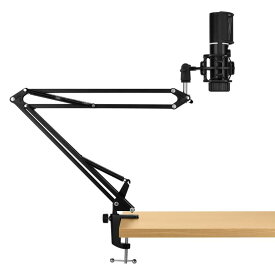 Streamplify ストリームプリファイ コンデンサーマイク MIC MOUNT ARM USB 単一指向性 カーディオイド 48kHz/16bit RGB/LEDライト クイックミュートボタン ヘッドホン出力 ポップガード マイクアーム付属