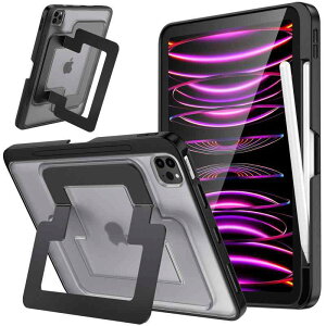 SANDUODD iPad Air �P�[�X 11�C���` M3/M2�i2025/2024�j�E10.9�C���` ��5/4���� �Ή� �ČRMIL�K�i �c���f���A���X�^���h �y�����[ ���^ �ϏՌ� ������