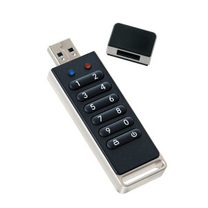 �Z���`�����[ Lock U 64GB �p�X���[�h�{�^���t���Z�L�����e�BUSB������ USB5Gbps�ڑ� LOCKU-64G_FP