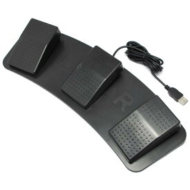 ルートアール USB3連フットペダルスイッチ マウス操作対応 RI-FP3BK-AN