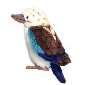 ハンサ(HANSA) アオバネワライカワセミ ぬいぐるみ 18x12x17cm アクリル No.3775