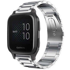 Lamshaw for Garmin Venu Sq �o���h, �X�e�����X ���^�� �x���g �����o���h �Ή� GARMIN(�K�[�~��) Venu Sq �X�}�[�g�E�H�b�`