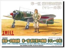 スイート 1/144 日本陸軍 一式戦闘機 隼一型 飛行第59戦隊(マレーの隼) 2機入 プラモデル 14149