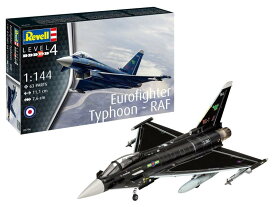 ドイツレベル(Revell) 1/144 イギリス ユーロファイター タイフーン RAF 戦闘機 プラモデル 03796