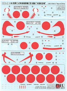 �v���b�c 1/48 ���R�񎮒P���퓬�@II�^ ���c �嗤�q��� �f�J�[�� HD4-3