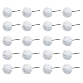 JINTONG リューターバフ 2.35mm軸 20個入り鏡面研磨や金属磨き仕上げポッリシング