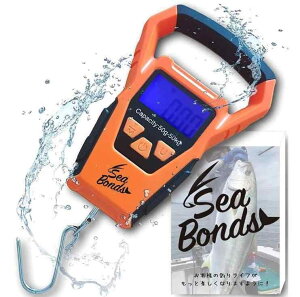 シーボンズ フィッシングスケール 防水 デジタルスケール 釣り IPX7 日本ブランド 100日 スケール 吊りはかり 吊りスケール デジタル秤 釣りはかり Gスケール 計測ツール アウトドア 軽量